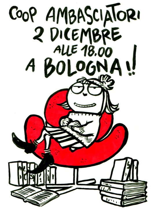 coop ambasciatori bambina in libreria
